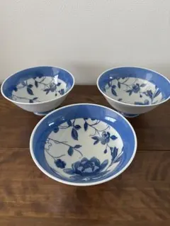 ローラアシュレイ　30周年記念デザイン　茶碗　ロイヤルブルーのサムネイル