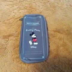 【未使用に近い】Disney ミッキーマウス ノートブックポーチ