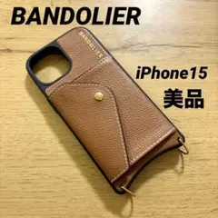 【美品】BANDOLIER iPhone15 ケース
