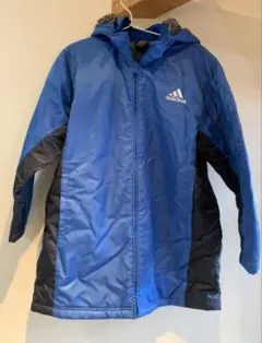 adidas ベンチコート 150サイズ 青