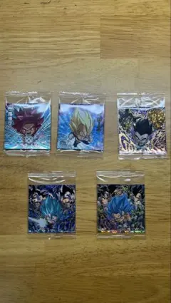ドラゴンボール ホロ加工ステッカー 5枚セット