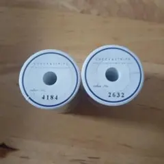 チェックアンドストライプミシン糸 4184 2632 2色セット