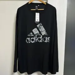 新品タグ付きadidas アディダス 長袖　ホワイト 6XO 大きいサイズ
