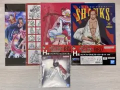 ワンピース　シャンクス　ウタ　ルフィ　 赤髪海賊団　クリアファイル　一番くじ