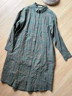 オシャレ　チェック　グリーン　サマンサモスモス　SM2 ワンピース　カジュアル