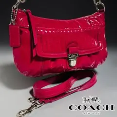 Coach Hobo Enamel Pink Bag Archives y2k