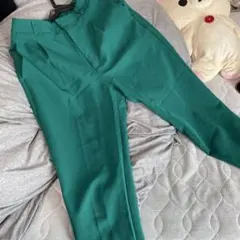 グリーン カジュアルパンツ GU