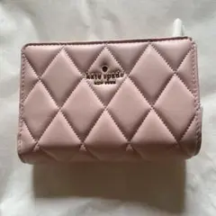 kate spade ケイトスペード キルティング 二つ折り財布　ピンク 新品