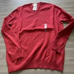 赤 ニットセーター XLサイズ