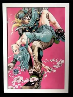 ジョジョの奇妙な冒険　額付きポスター　ジャイロ・ツェペリ
