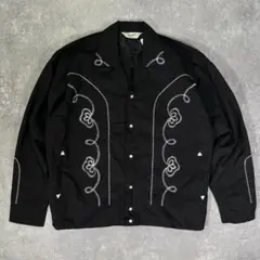 Backers 50's 復刻 刺繍 ウエスタンジャケット ジョニーデップ同型 Backers 50's復刻 ウエスタンジャケット ジョニーデップ着用同型
