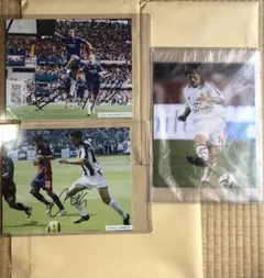 値引き　ジャンルカ・サンブロッカ　他 サイン入サッカー写真3枚セット