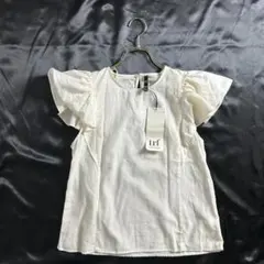 新品タグ付き　ZARA ザラ　コットン　リネン　フリルスリーブ　ブラウス　白　S