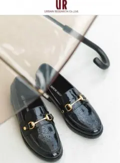 URBAN RESEARCH RODESKO ブラックローファー　レインシューズ