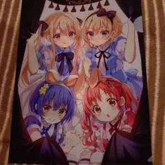 ごちうさクリアファイルIs the order a Wonderland4人集合
