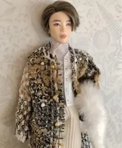 BTSドール服　＊新年SPツイードコートセット＊