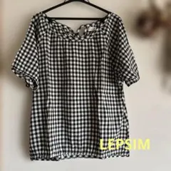 美品！LEPSIM チェックのプルオーバーのサムネイル