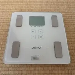 未使用 OMRON 体重体組成計HBF-228T-SW カラダスキャン オムロン（OMRON） 体重計 体重体組成計 体脂肪計 カラダスキャン