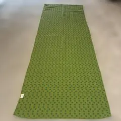 花柄 緑色 ヨガマットタオル