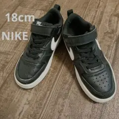 お値打ち★NIKE スニーカー 18cm 黒　キッズシューズ　靴