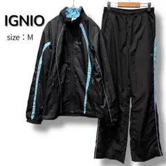 イグニオ IGNIO レディース ジャージ 上下 ウインドブレーカー M 防寒
