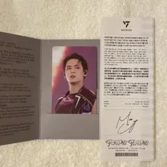 SEVENTEEN ミンギュ　FOLLOW FELLOW 展示会　トレカ　サイン
