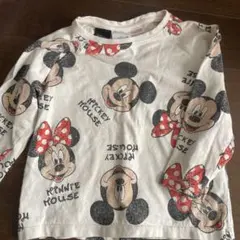 ZARA Disney ミッキー ミニー 長袖カットソー 2-3歳 98cm