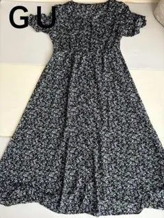 ＧＵ　ワンピース　Mサイズ　gu 授乳服　レディース　ロングワンピース　花柄