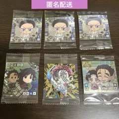 鬼滅の刃　シール　ウエハース14 猗窩座　狛治　慶蔵&恋雪　義勇&炭治郎