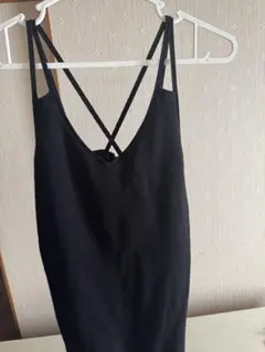 ブラック クロスストラップ キャミソールのサムネイル