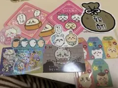 ちいかわ　ステッカー、トレカセット