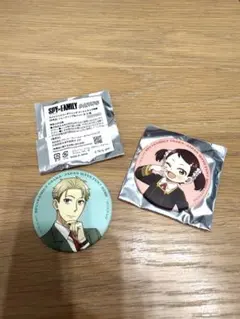 SPY×FAMILY スパイファミリー 缶バッジ ベッキー & ロイド