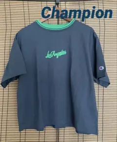 Champion Los AngelesロゴTシャツ LネイビーDessin購入