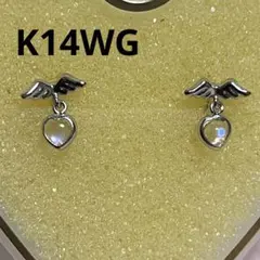 【未使用】ジュエリーツツミ　K14WG イヤークリップのサムネイル