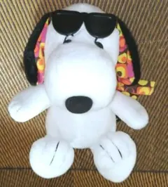 u*4様 ヴィンテージ ピーナッツ スヌーピー ぬいぐるみ サングラス付き タグ