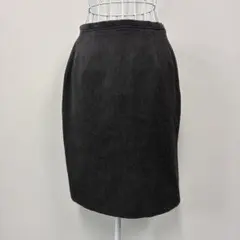 【INED】イネド タイトスカートチャコールグレー 　M オフィス