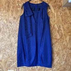 Aimer Acret ネイビー カジュアルドレス 袖なしワンピース