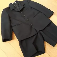 美品RP 黒 フォーマルスーツ 110　男の子　入学　卒業　発表会　結婚式