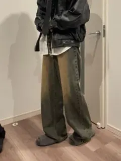 archive baggy fade wide denim y2kのサムネイル