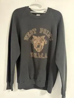 柑*子様 60s 70s USMA WEST POINT 染み込み スウェット - メルカリ