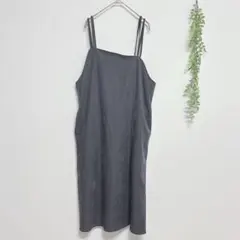 7012 HKワークスロンドン キャミソールワンピース 重ね着 レイヤード 定番