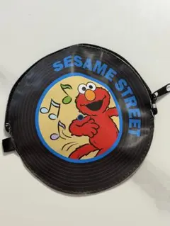 セサミストリート エルモ レコード型 ポーチ