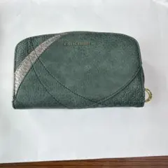 CROCODILE 二つ折り財布 ダークグリーンのサムネイル