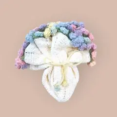 花束ブランケット　レインボーローズ