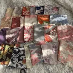 着物 はぎれ セット 25枚 リメイク ハンドメイド ②