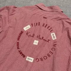 カールヘルム PINKHOUSE ギンガムチェック半袖シャツ Mサイズ