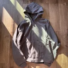 YZY GAP ZIP-UP HOODIE DARK GRAY