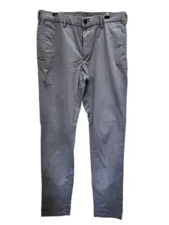 美品 UNIQLO スリムフィット ノータックチノ テーパードパンツ スラックス