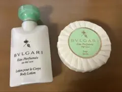 未使用 BVLGARI ボディローション 40ml & ソープ 50g セットのサムネイル