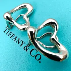 【極美品】TIFFANY イヤリング オープンハート シルバー エルサペレッティ